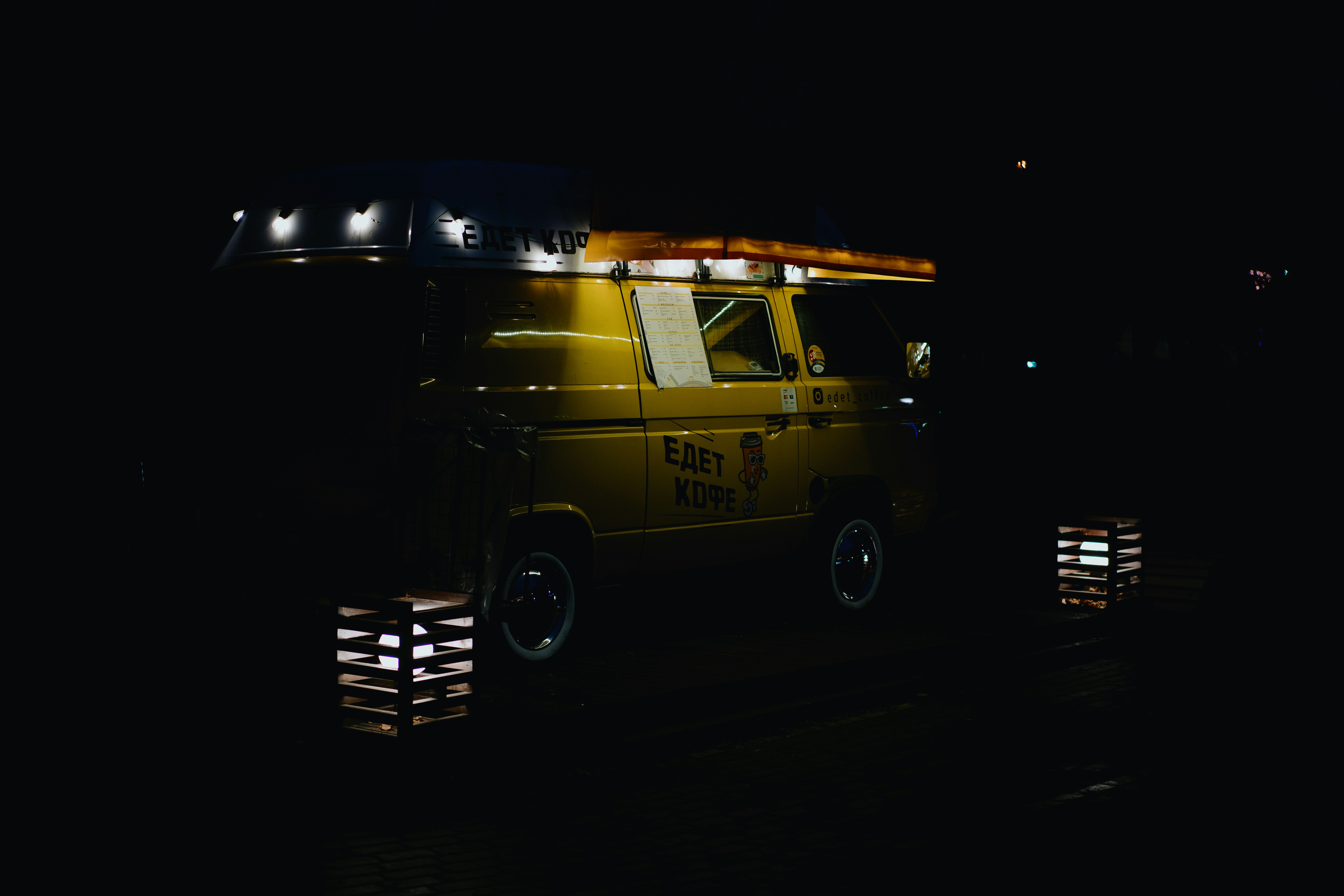 A technician arriving at a home at night with a well-stocked van, ready for emergency repair. - 24/7 HVAC emergency repair