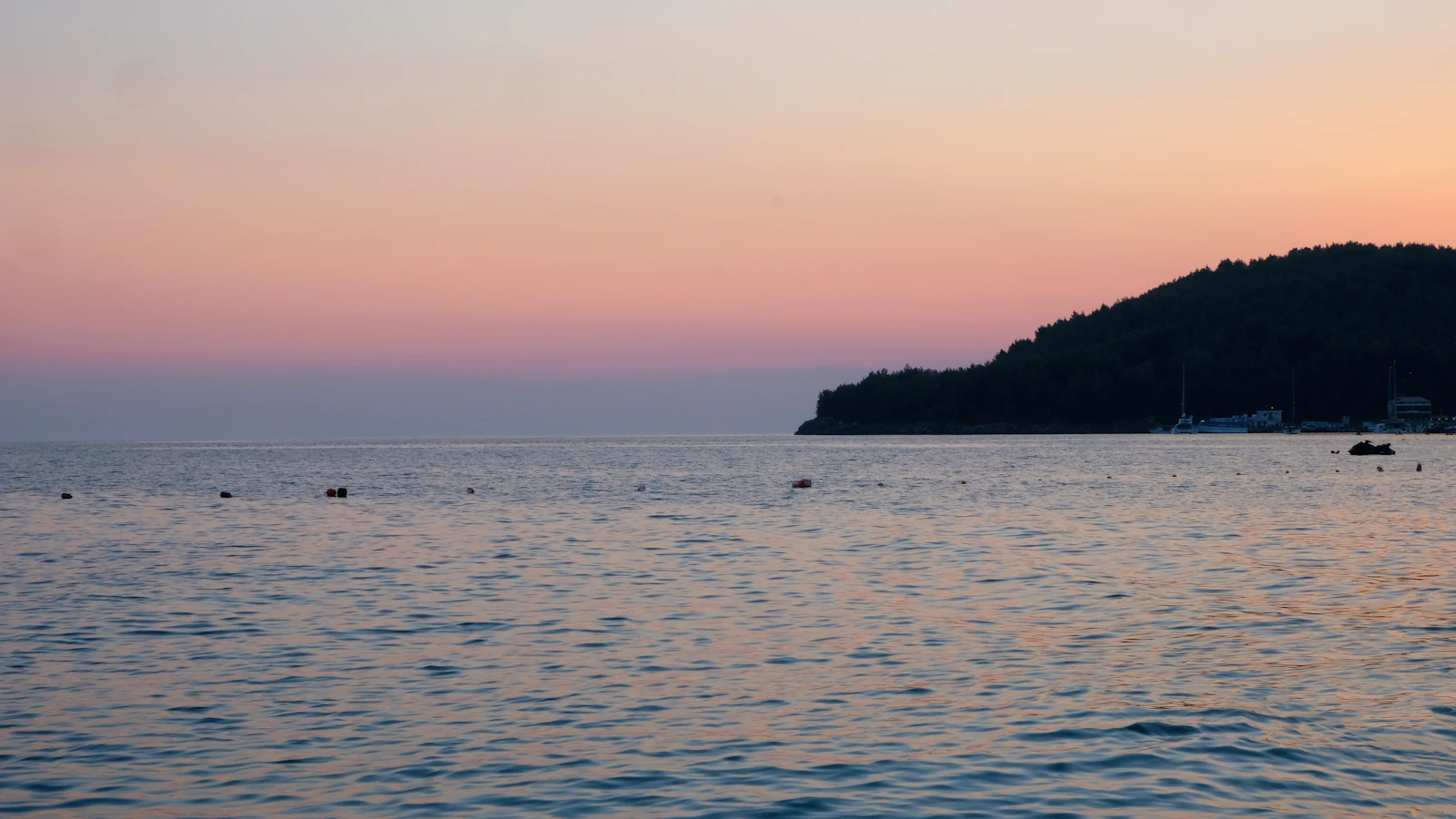 Coastline of the Albanian Riviera