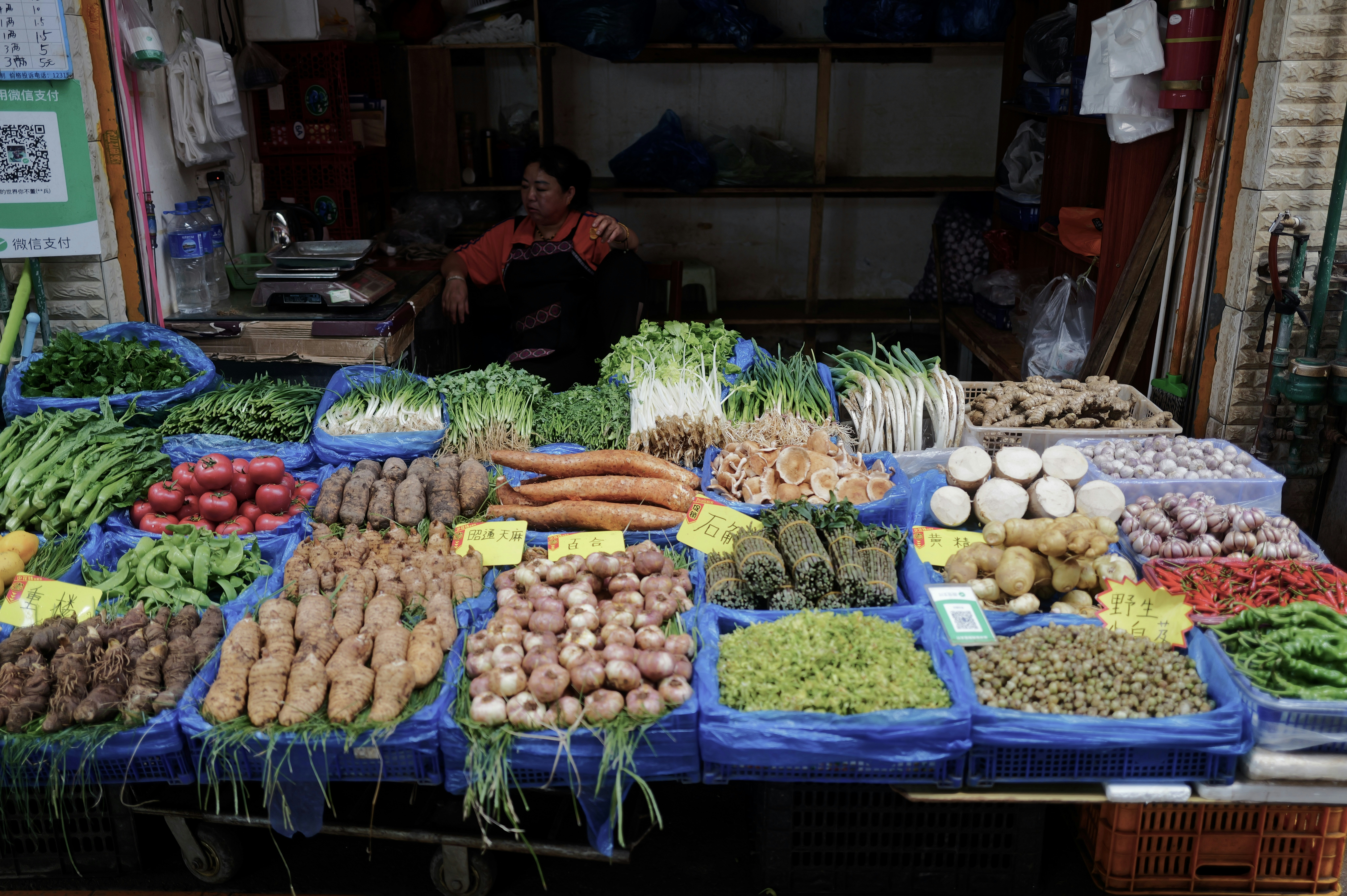 A table filled with lots of different types of vegetables
