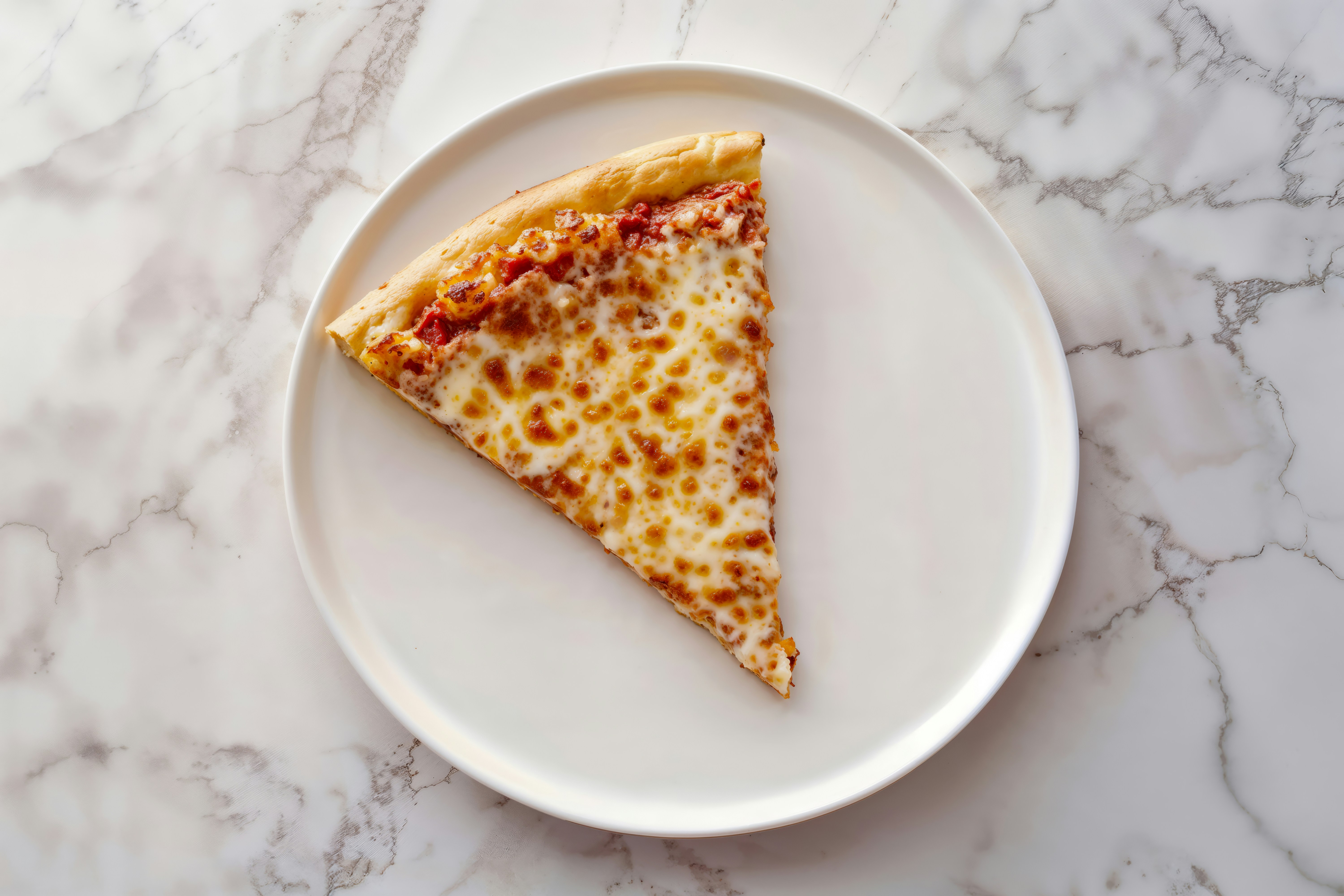 A single, perfect slice of pepperoni pizza resting on a simple paper plate, showcasing its crispy crust and melted cheese - best pizza Uptown Chicago