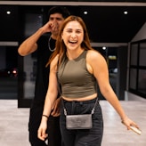 A man and a woman standing next to each other