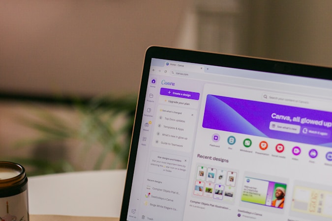 Canva interface