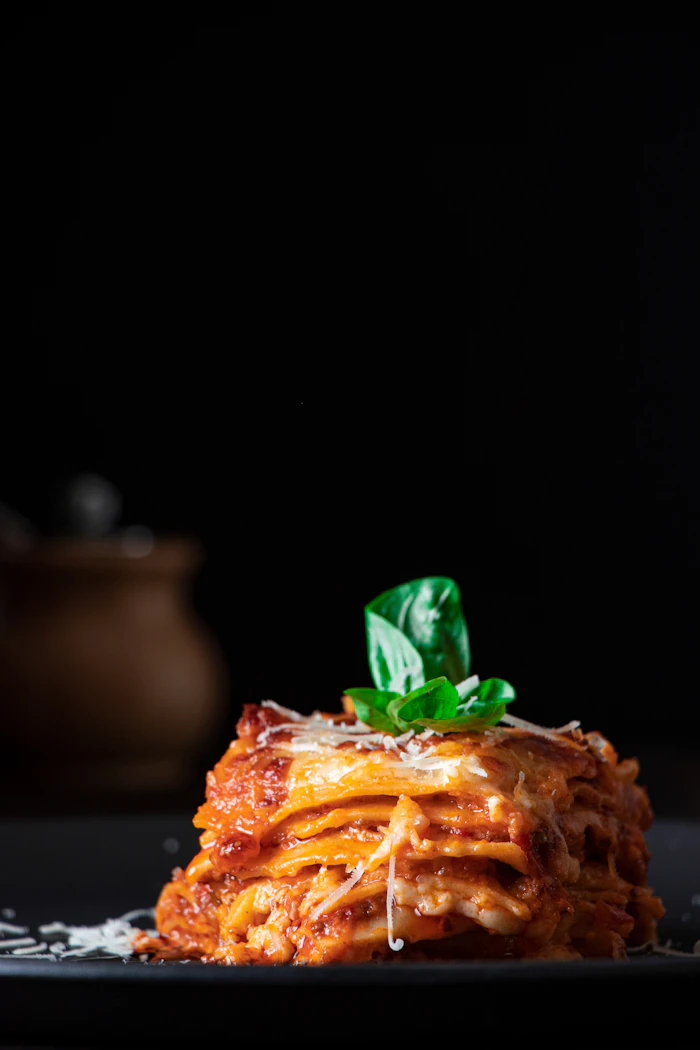 Beef lasagne