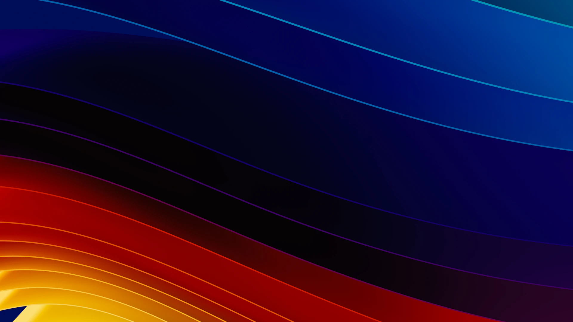 A multicolored background with a blue arrow on it
