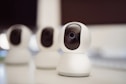 A close up of a camera on a table