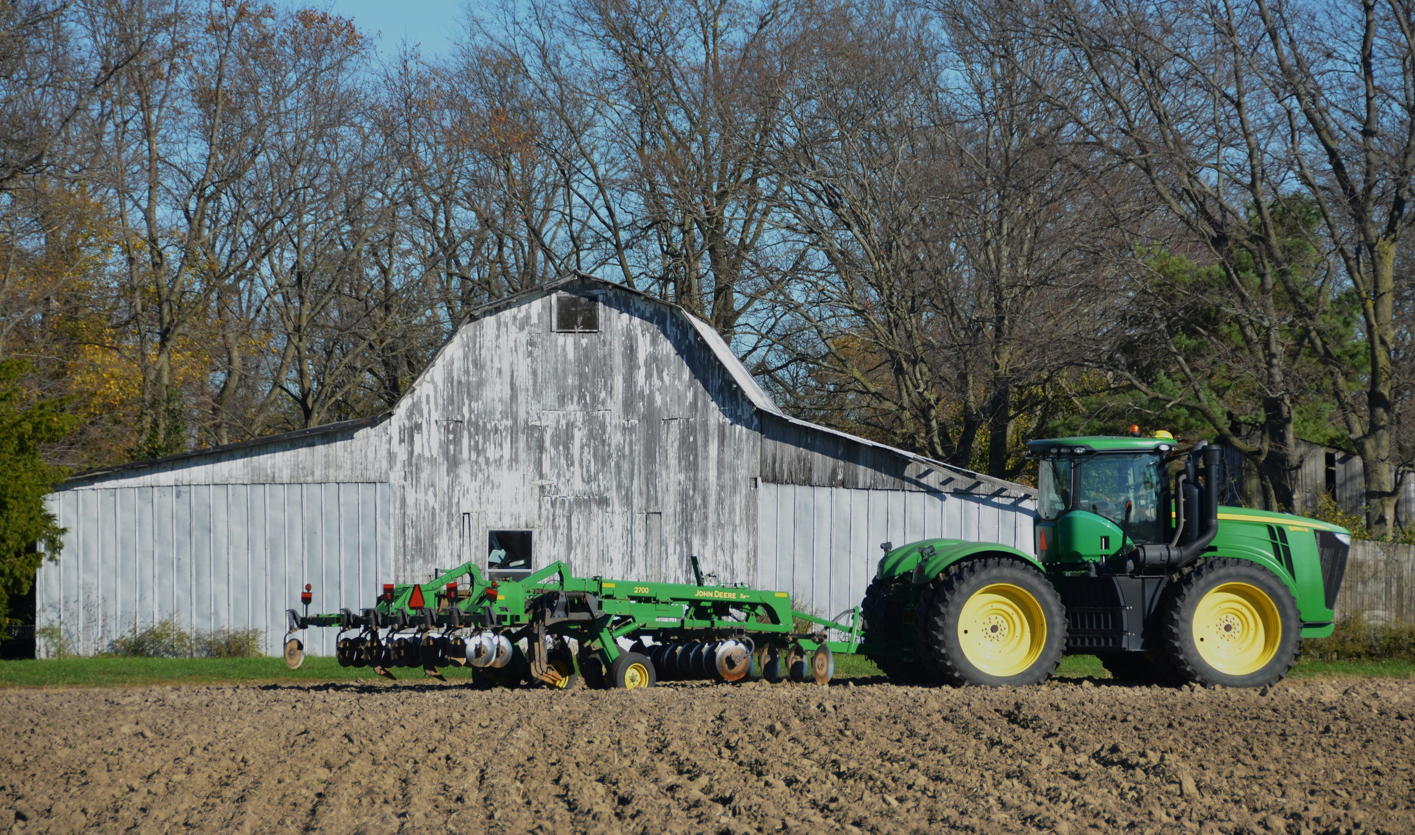 Farmer applying our fertilizer