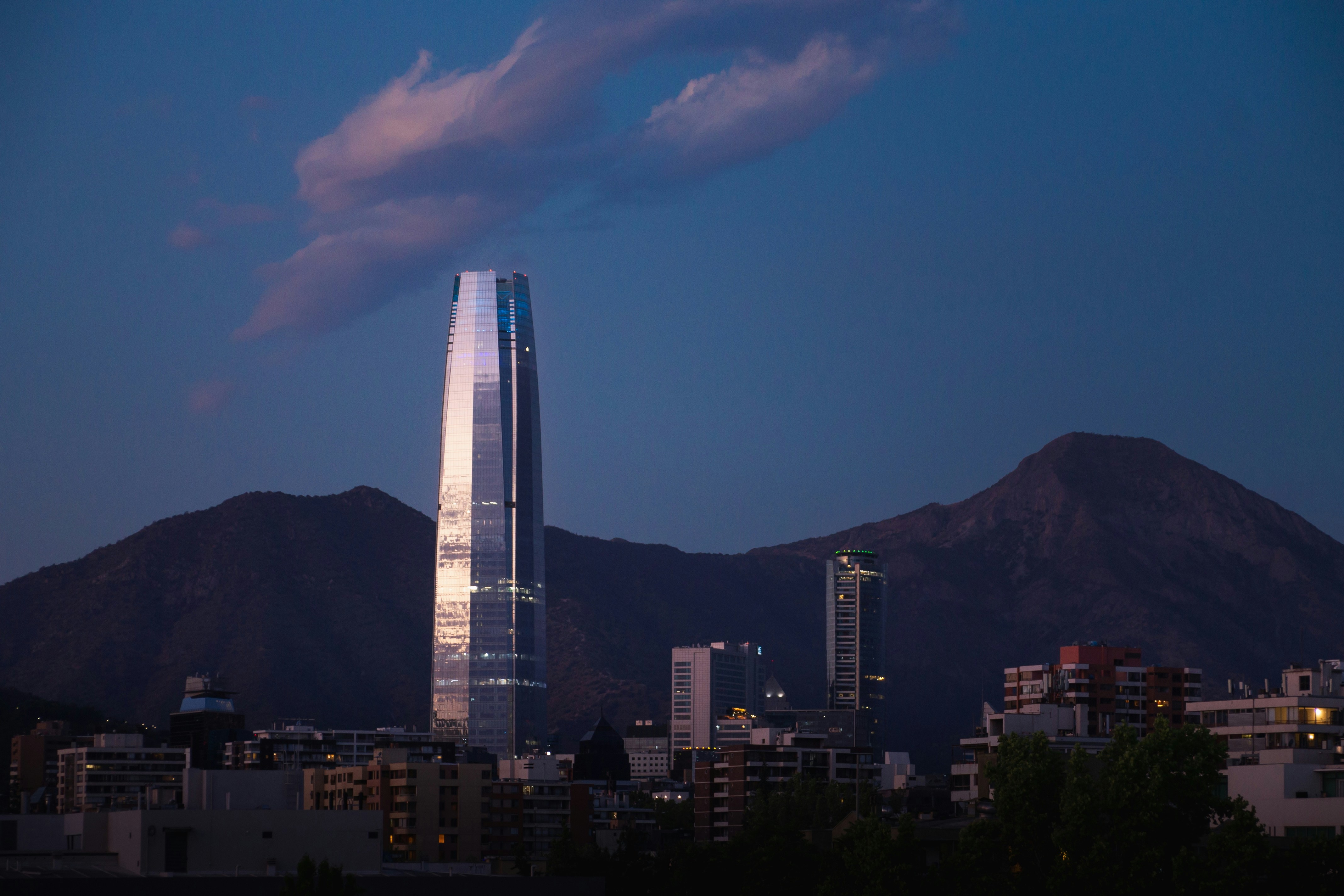 Santiago Chile skyline