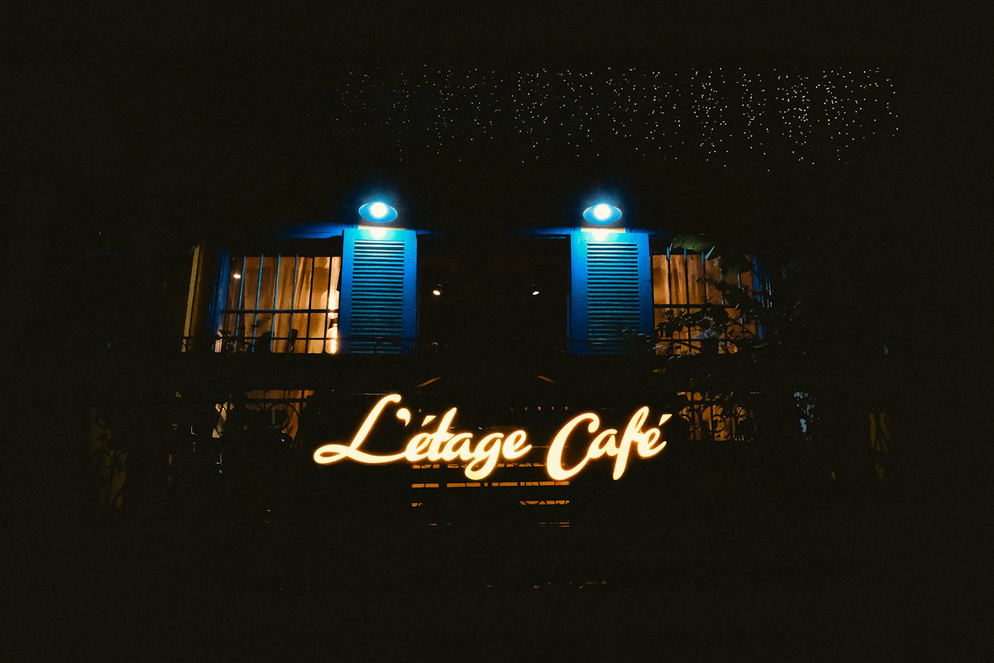 Vintage coffee shop aesthetic