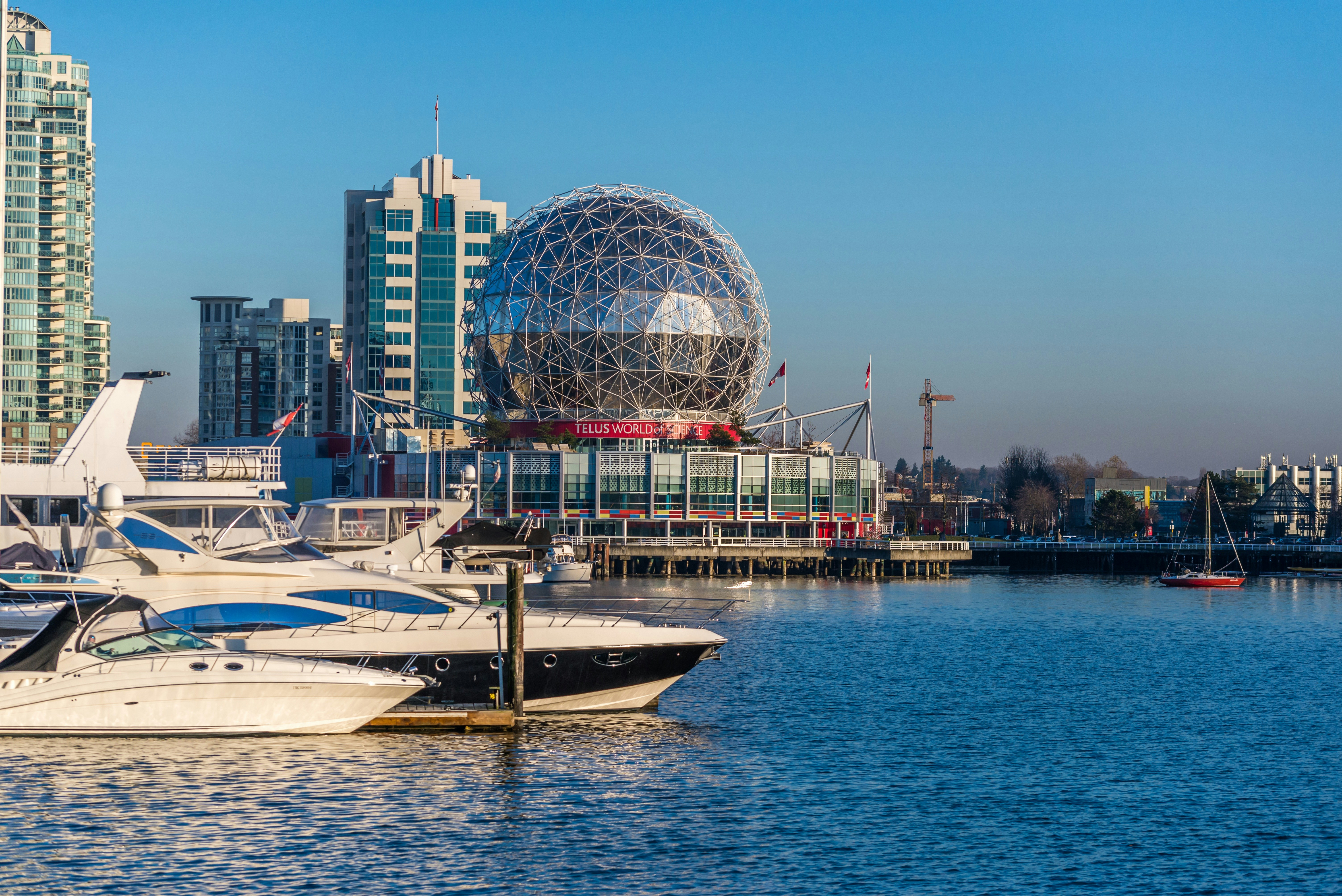 Vancouver - Walking by False Creek, I captured this view of the Telus World of Science, with sleek yachts lined up in the foreground. The combination of modern architecture and the tranquil waters is a reminder of how vibrant and diverse Vancouver truly is. It’s a favorite spot for a stroll or just taking in the city’s beauty.
