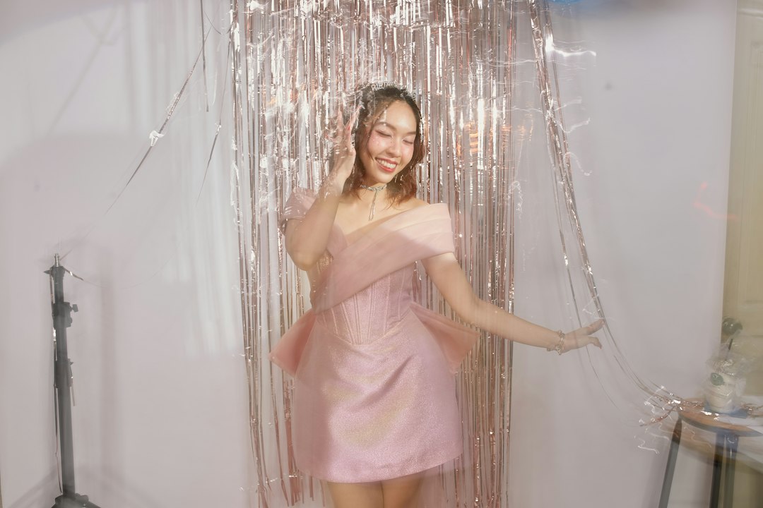 girls party dress closeup
