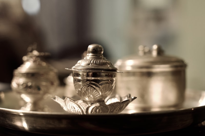 Hotel buffet chafing dishes