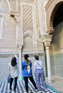 A group of women standing next to each other