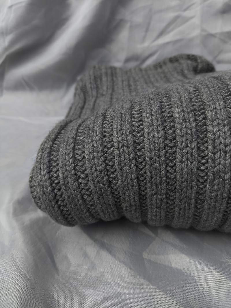 Chunky Knit Throw Blanket