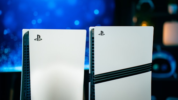 A close up of a video game console