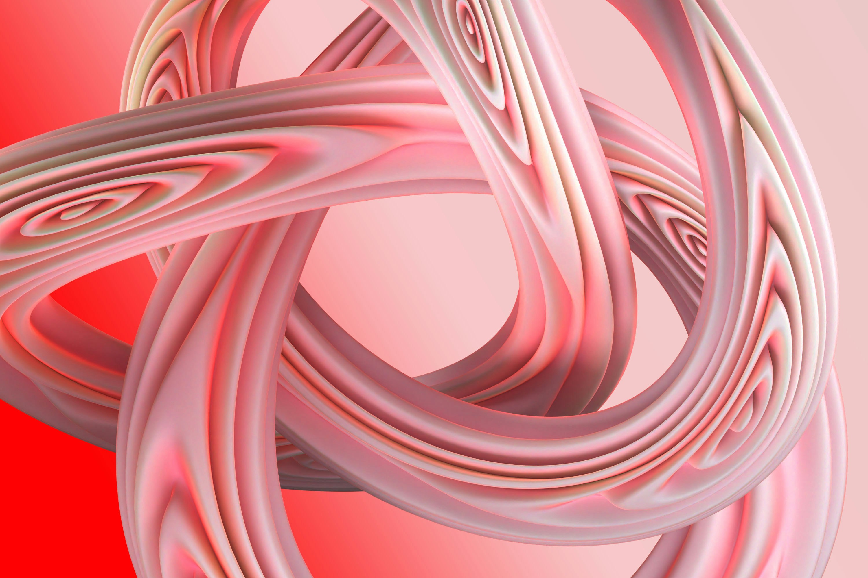 Pink and white swirl