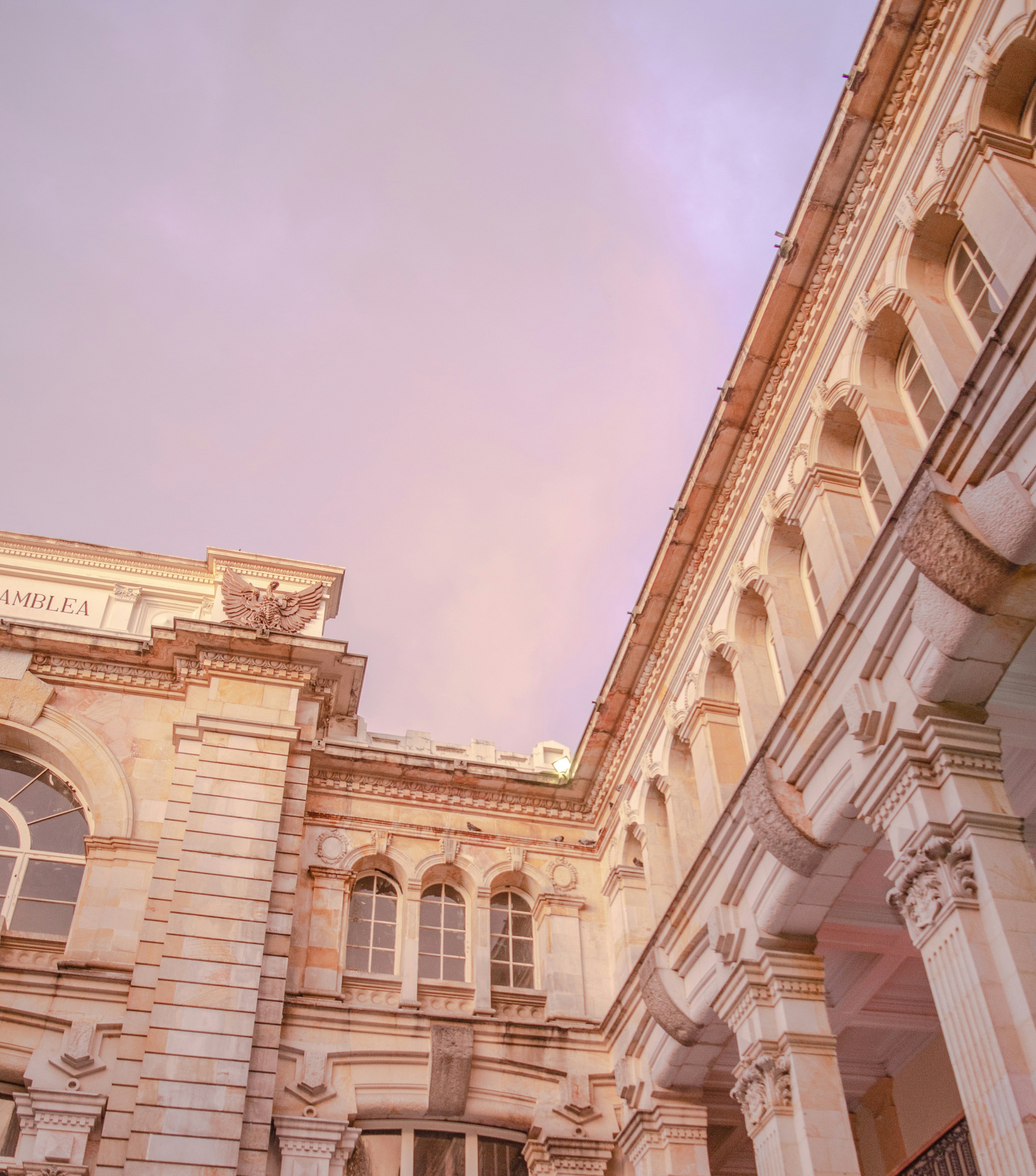 A building with a clock on the front of it