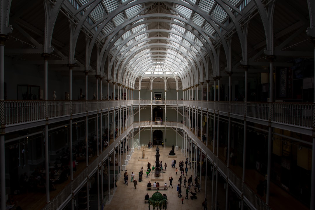 A very large building with a very long ceiling, Museum of Scotland