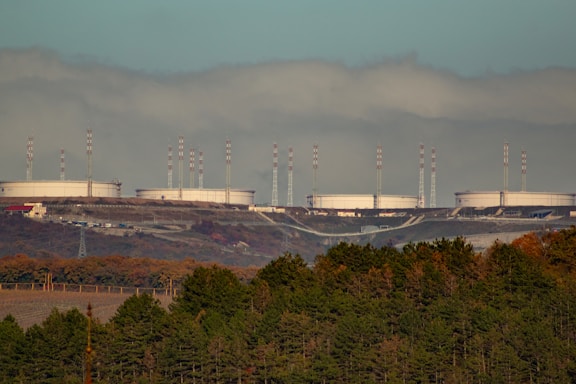 A view of a stadium from a distance