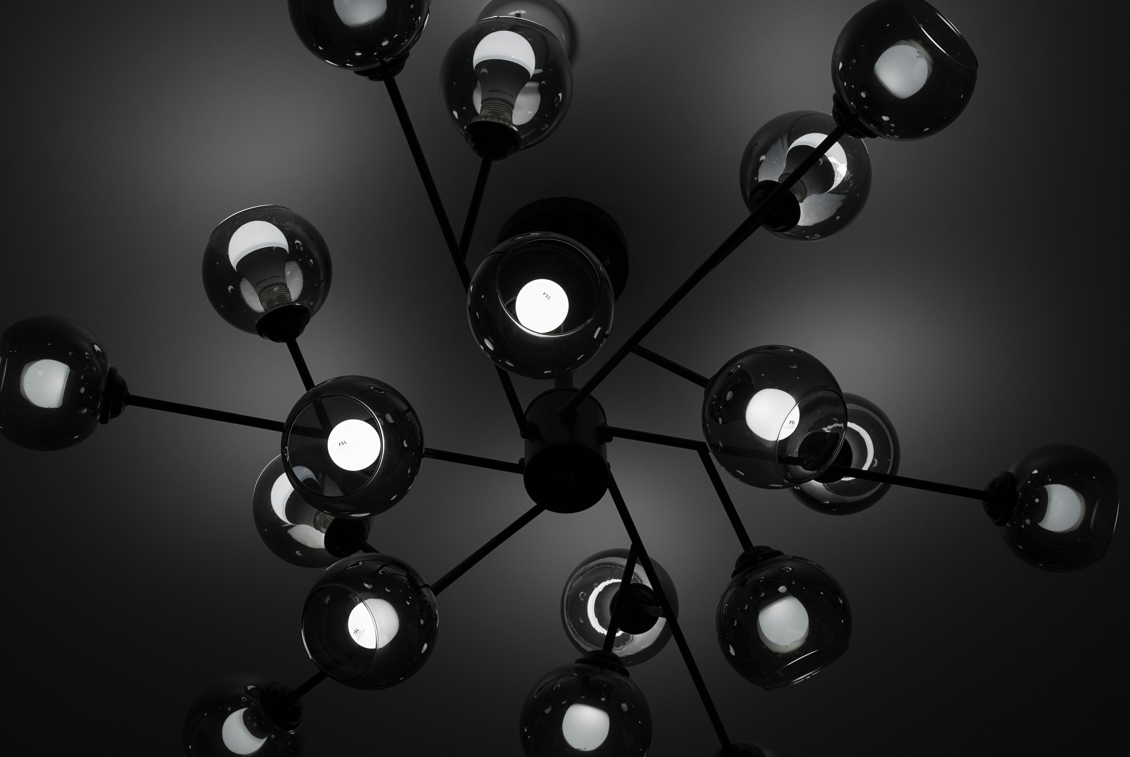 Modern light source in the interior