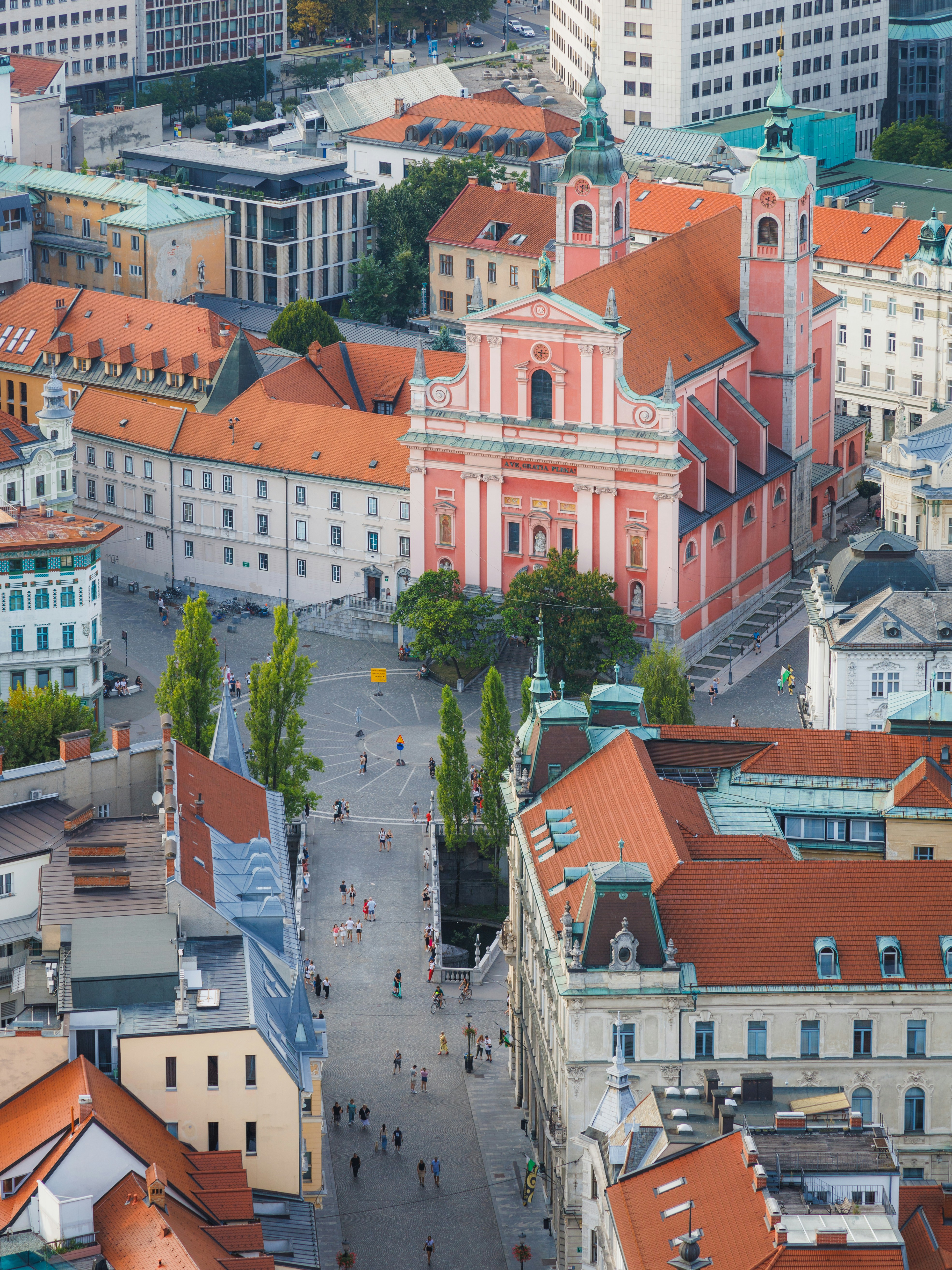 Ljubljana center. Where to go in Europe