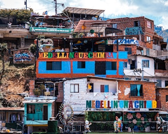 A bunch of buildings that are next to each other