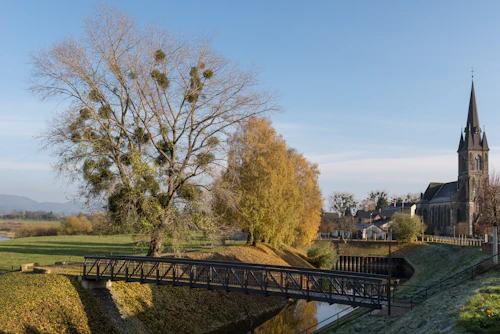 Rinteln – Weserbrücke und Kirche, Landkreis Schaumburg