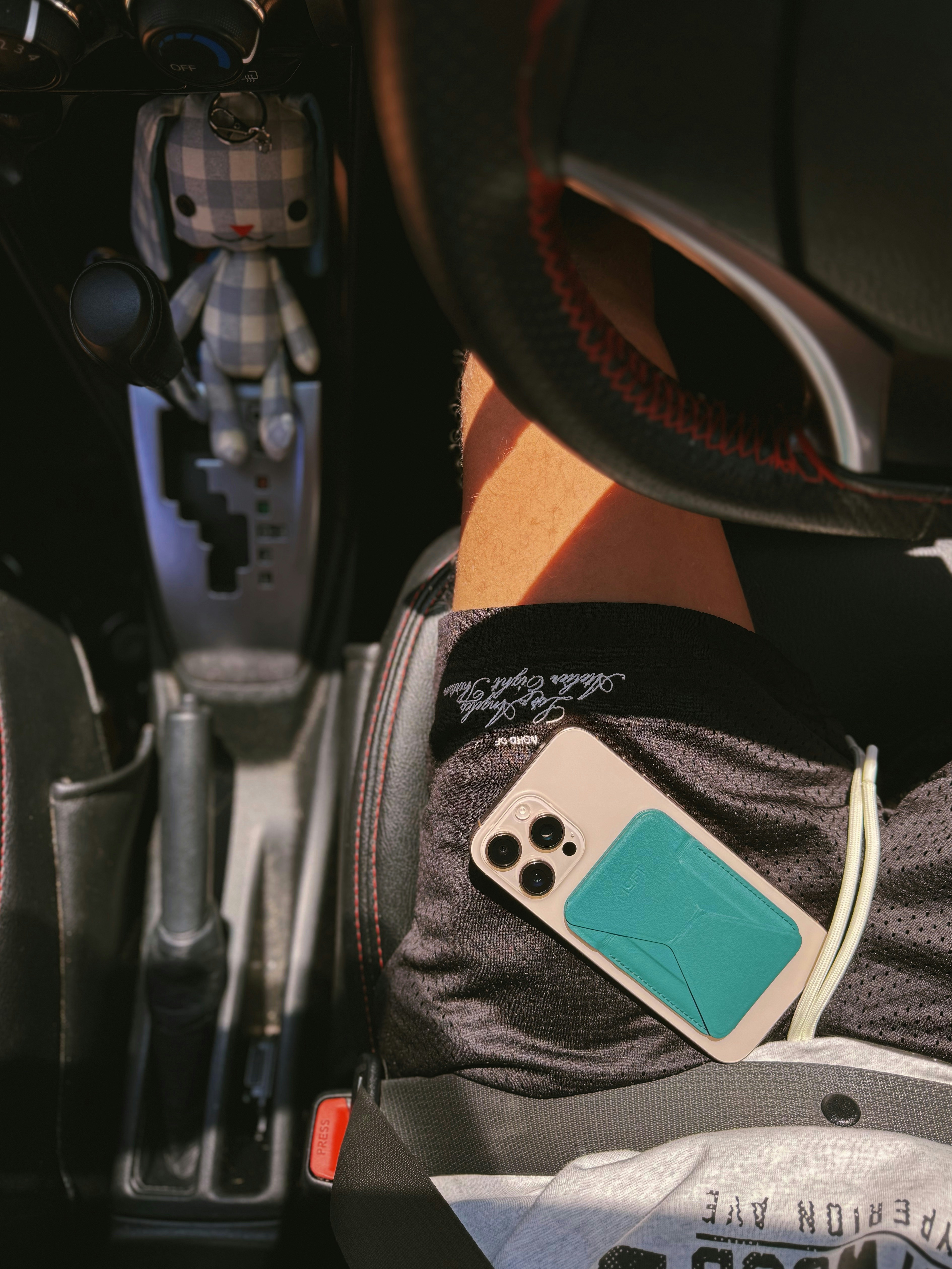 A close up of a person holding a cell phone