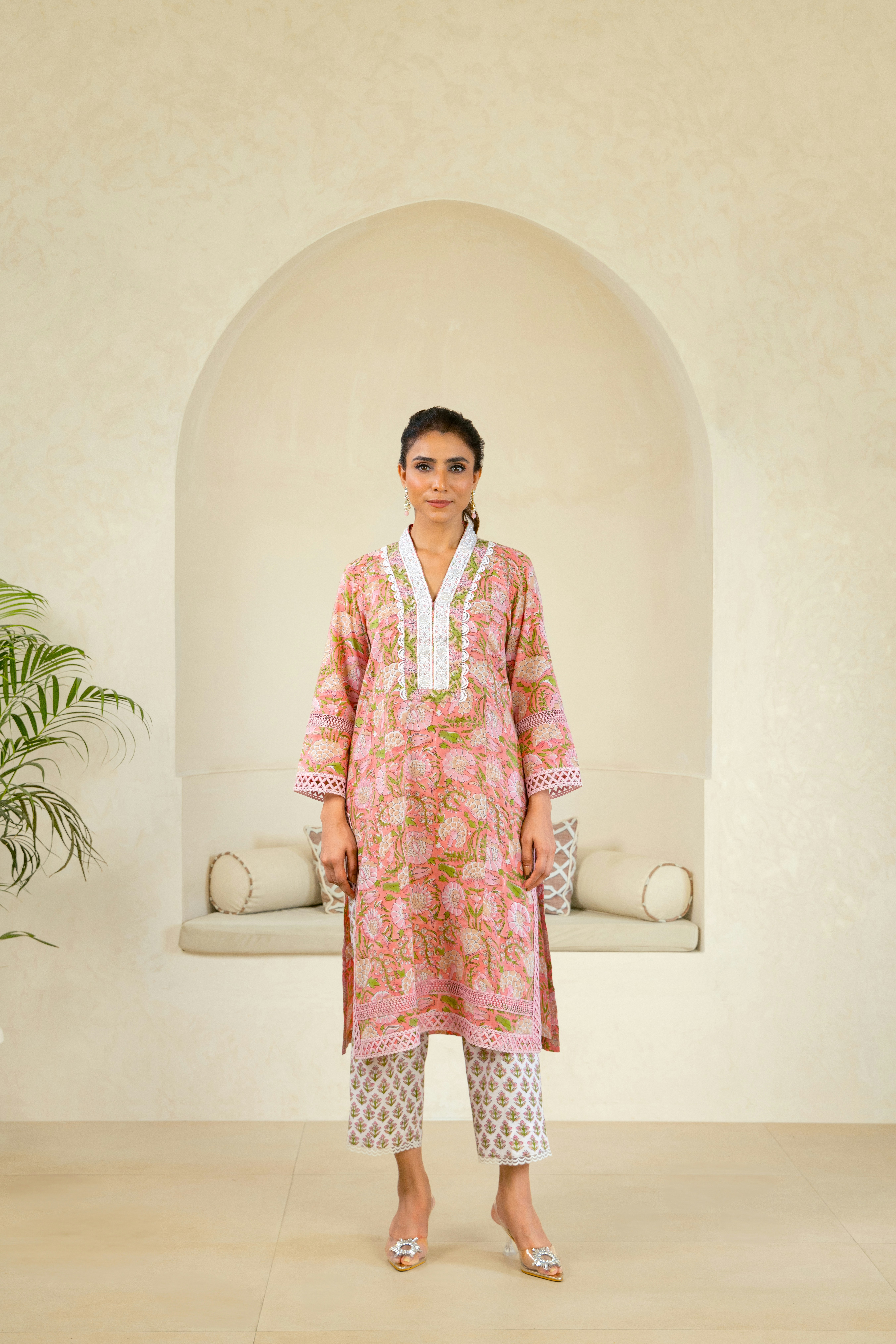 Salwar suit showcasing latest design patterns