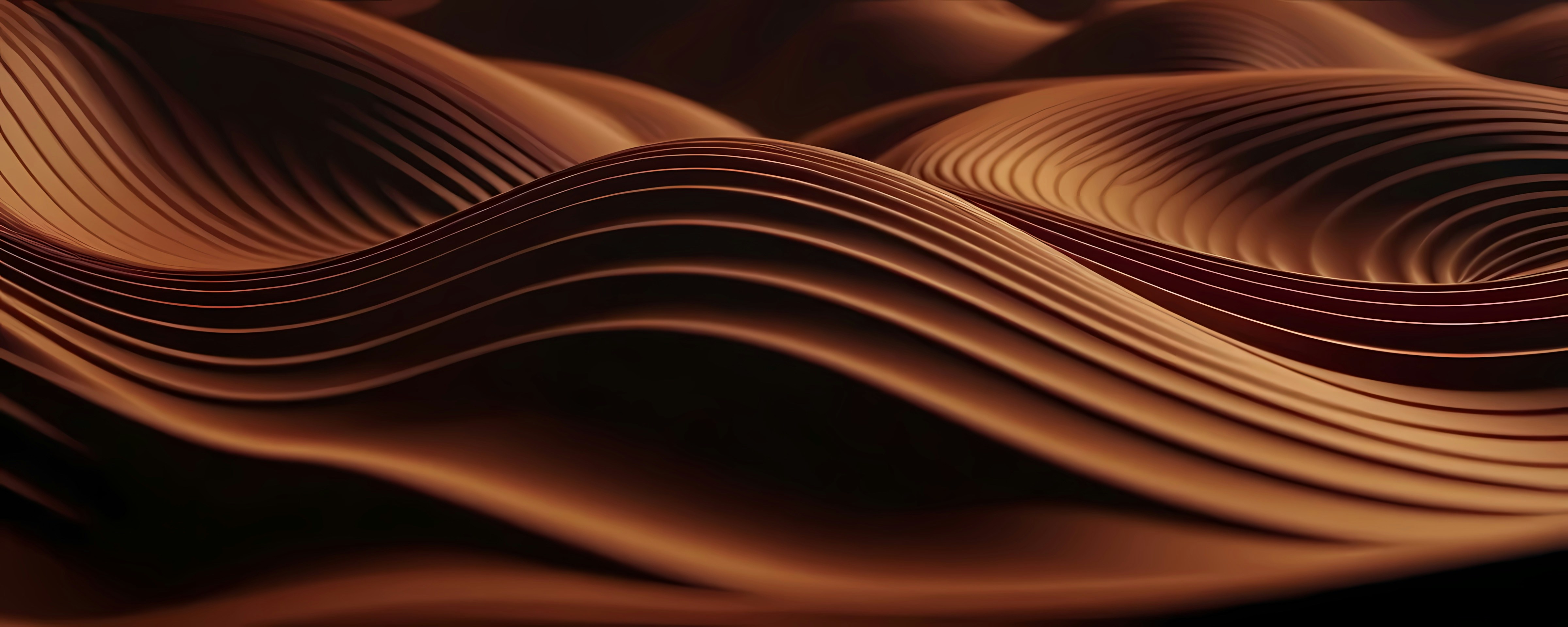 A computer generated image of wavy lines