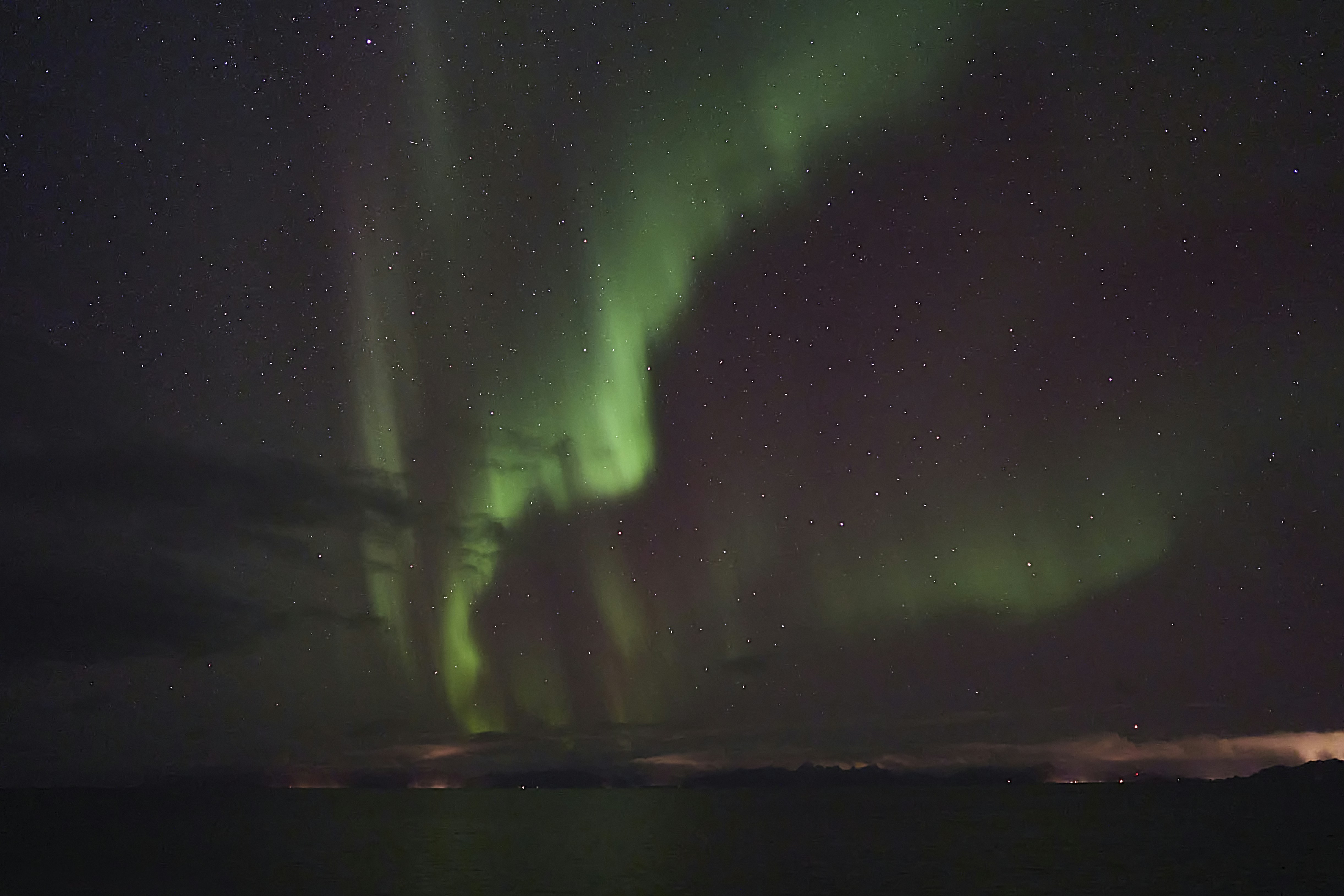 Northern Lights over Iceland - best european city to visit alone