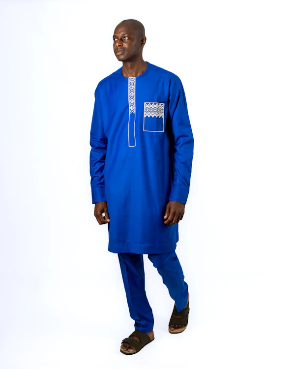 Indigo Button-Up