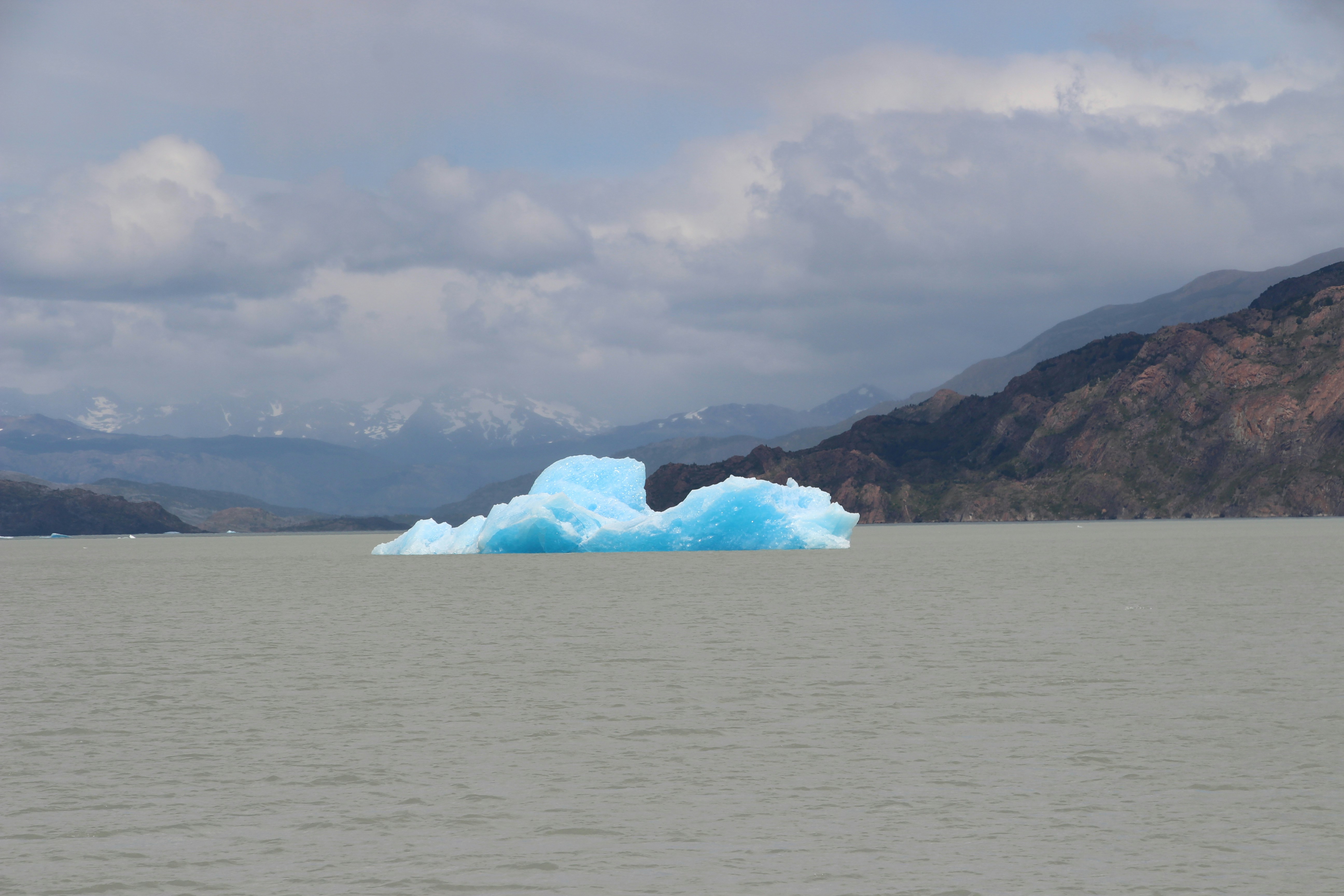 floating blue iceberg