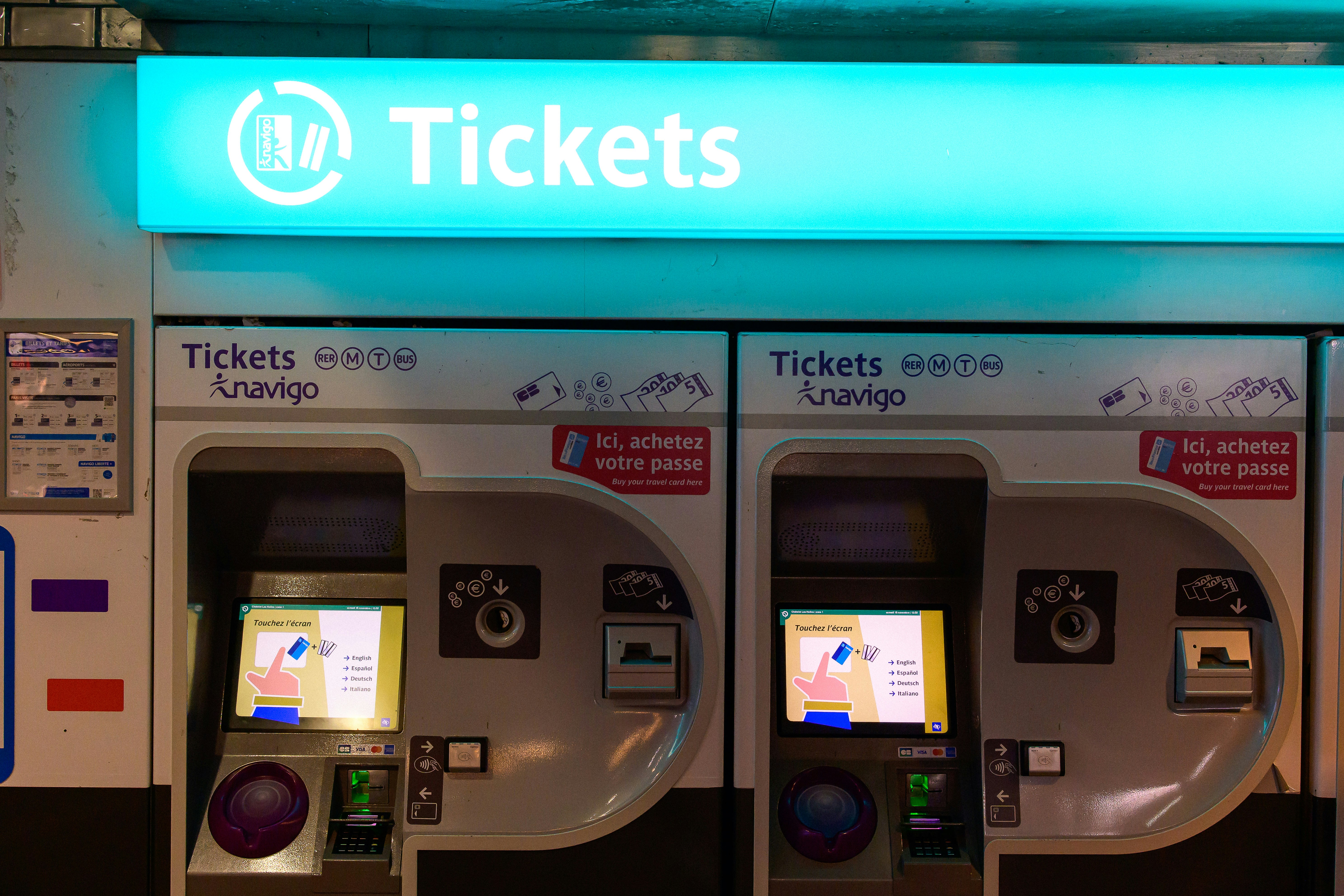 Ticket management interface