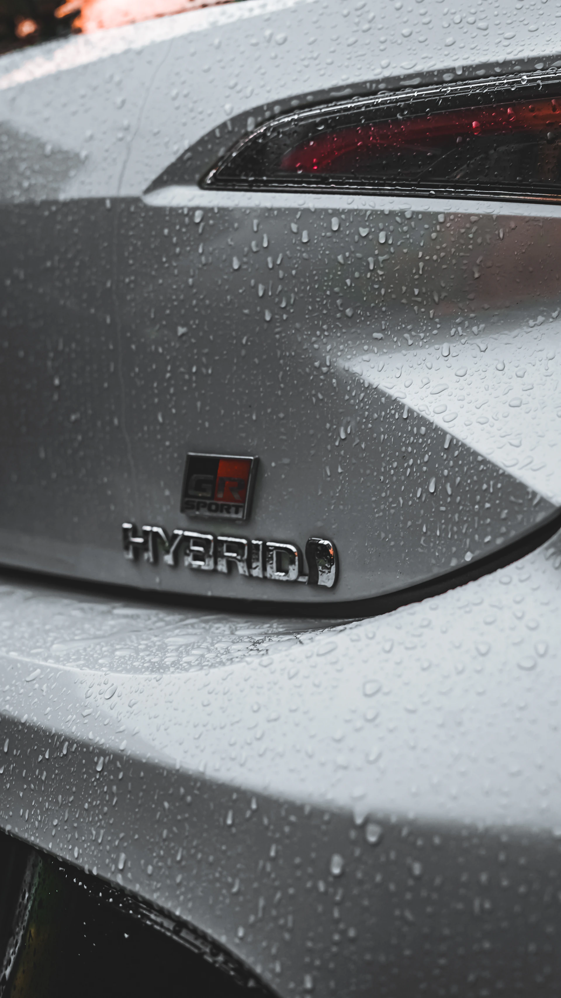 A close up of the rear end of a car