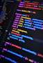 A computer screen with a bunch of code on it