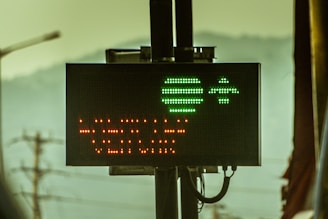 A traffic sign that is on a pole