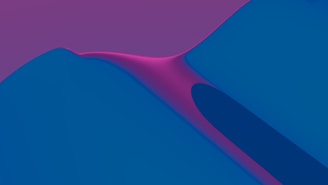 A close up of a cell phone with a blue and pink background