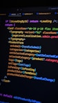 A computer screen with a bunch of text on it
