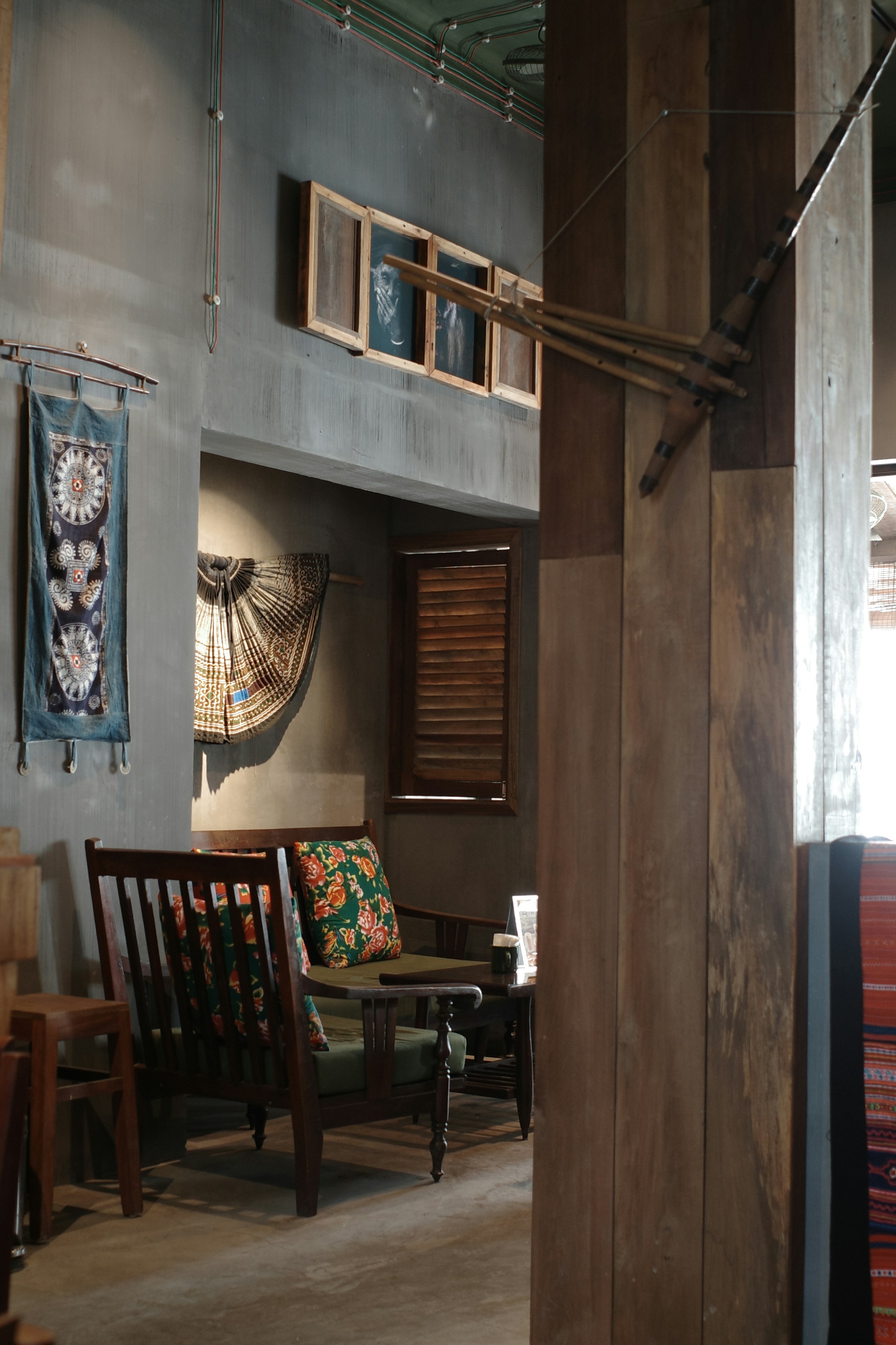 Pelikan restaurant's historic interior featuring wooden decor