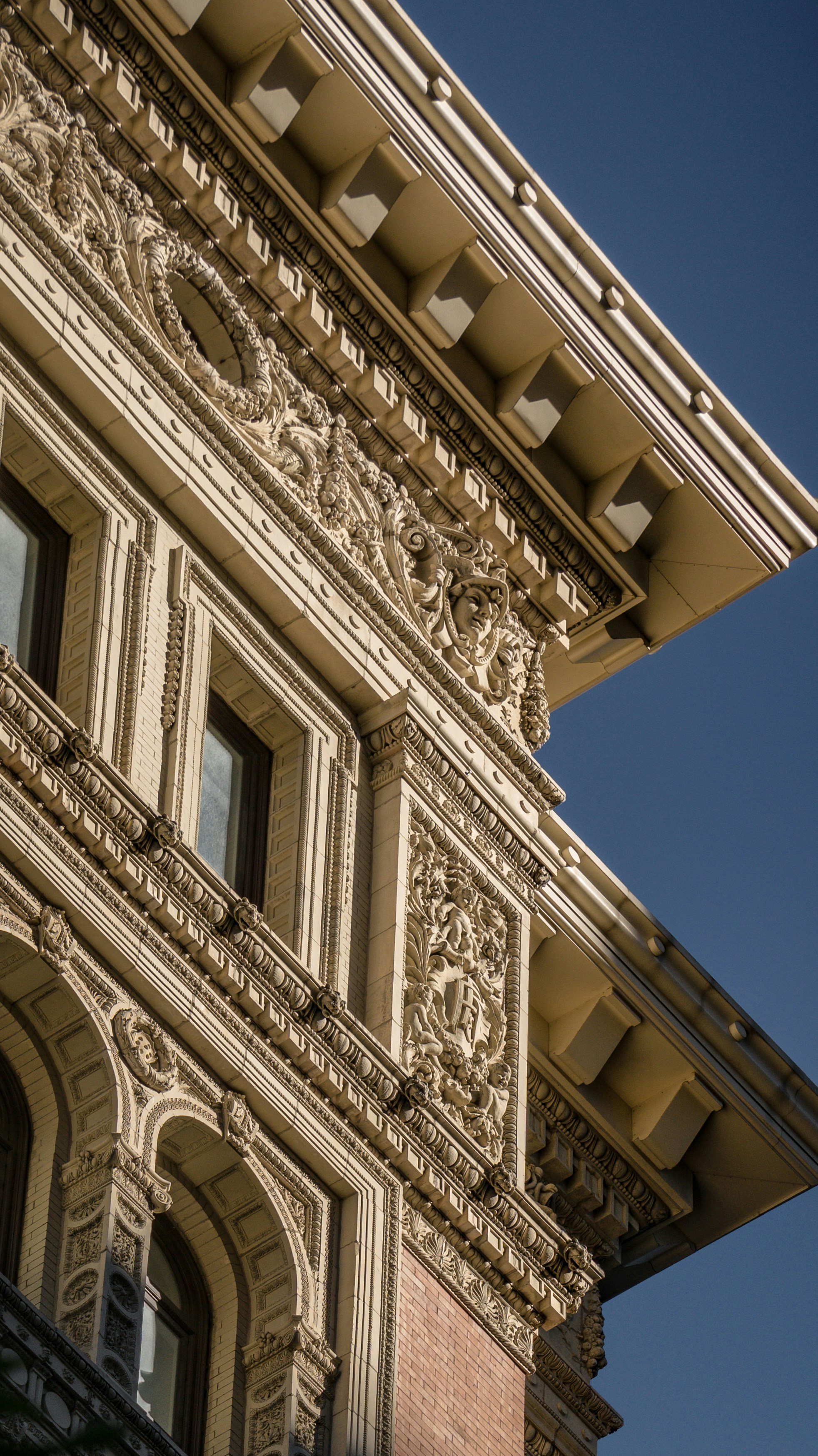 A building with a clock on the front of it