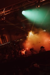 A group of people standing on top of a stage
