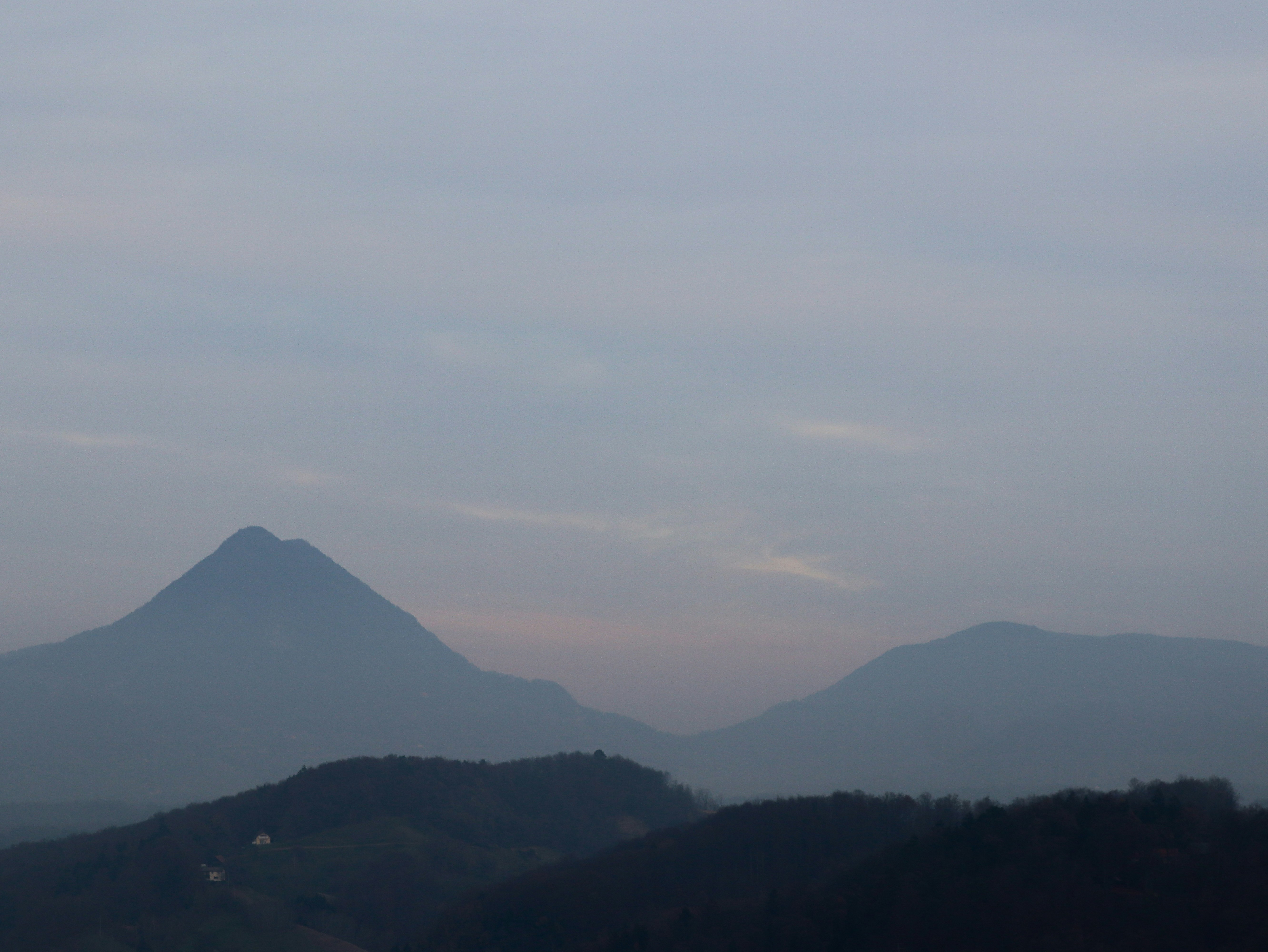 A view of a mountain range from a distance photo – Free Forest Image on ...