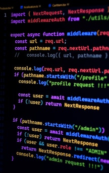 A computer screen with a bunch of text on it