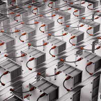 A large group of different types of batteries