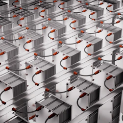 A large group of different types of batteries