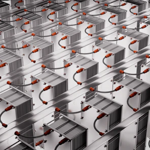 A large group of different types of batteries