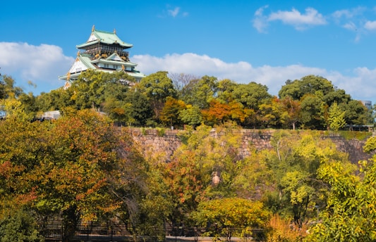 A view of a building from across the water