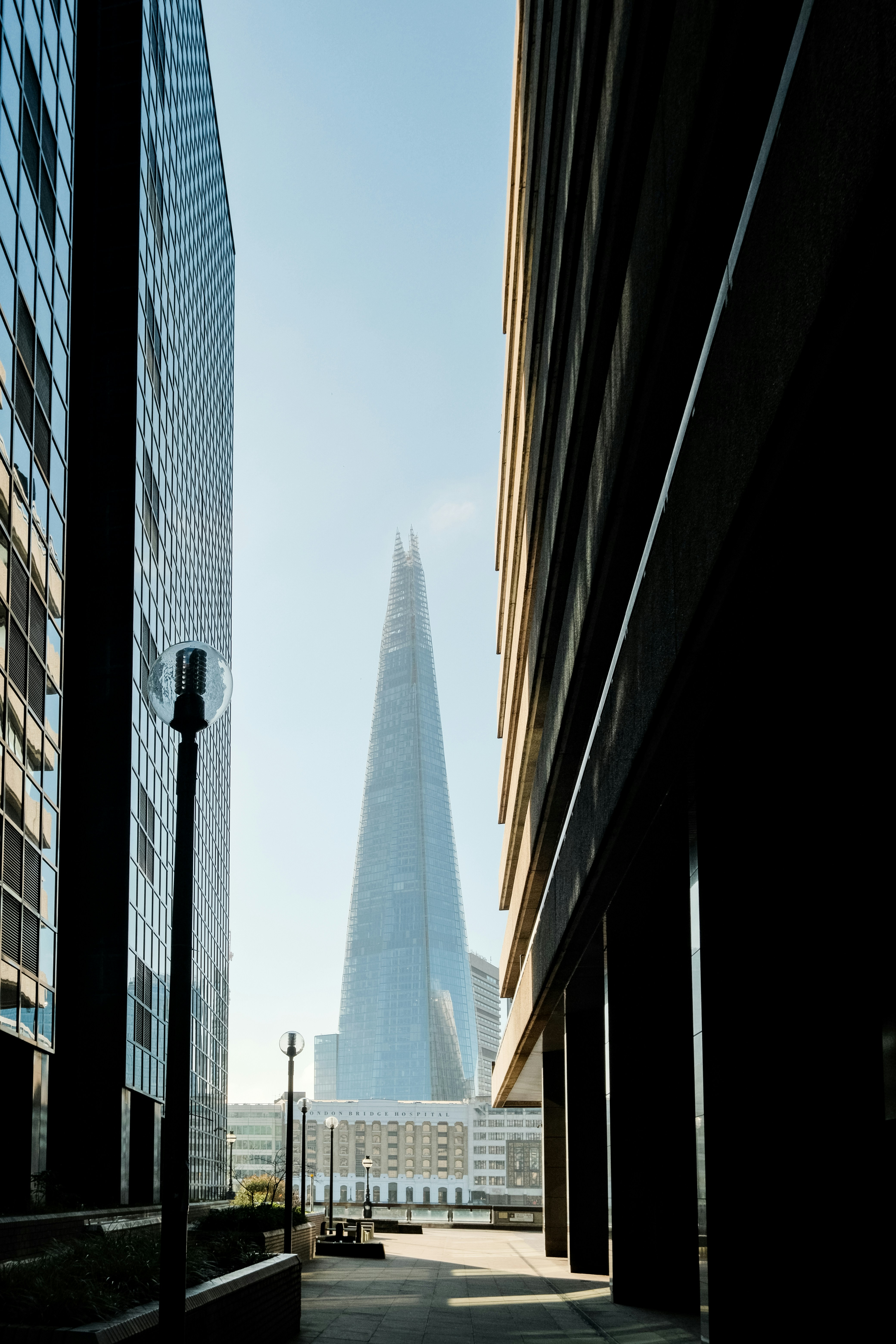 A view of the shard of the shard of the shard of the