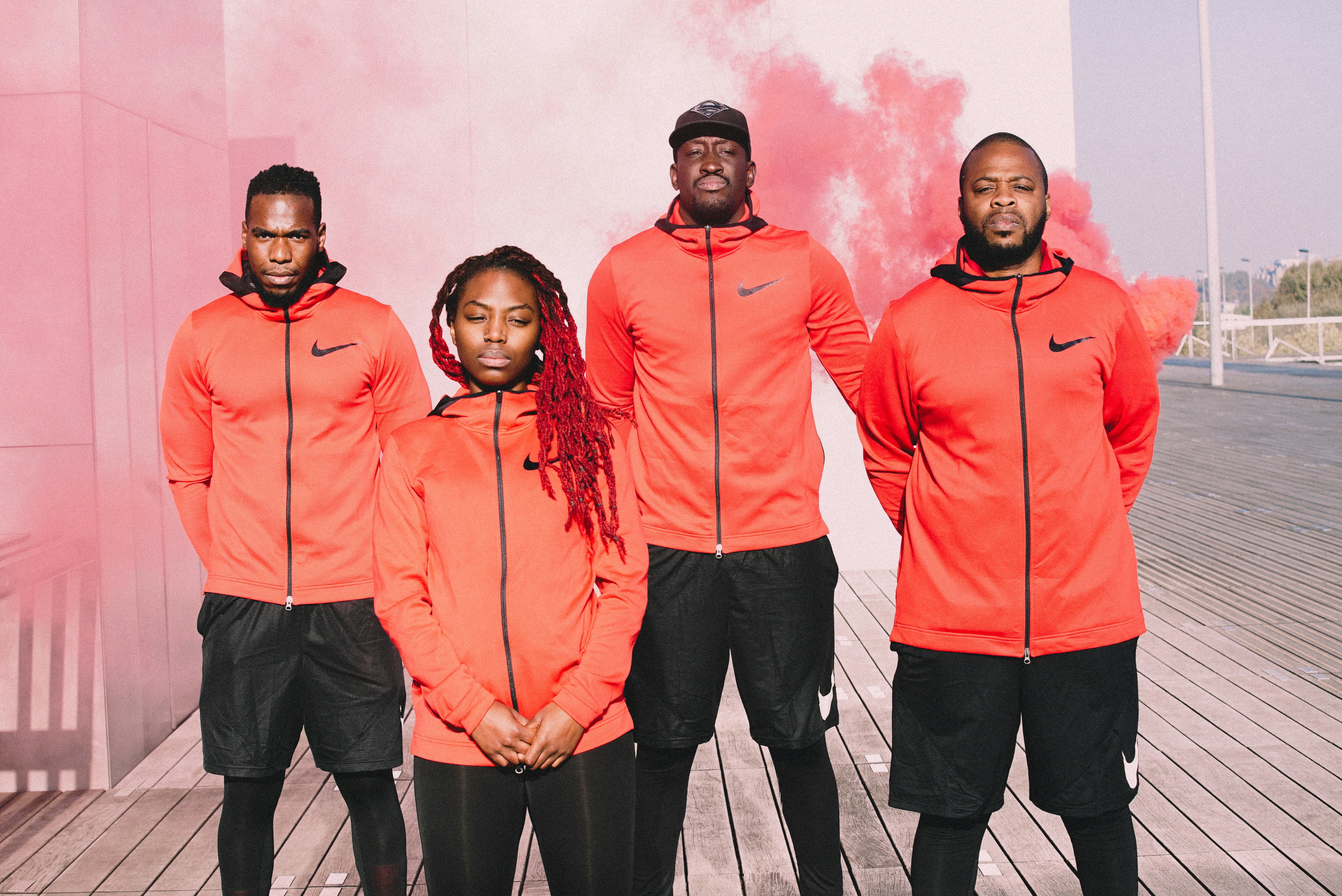 A group of men standing next to each other