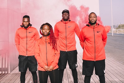 A group of men standing next to each other